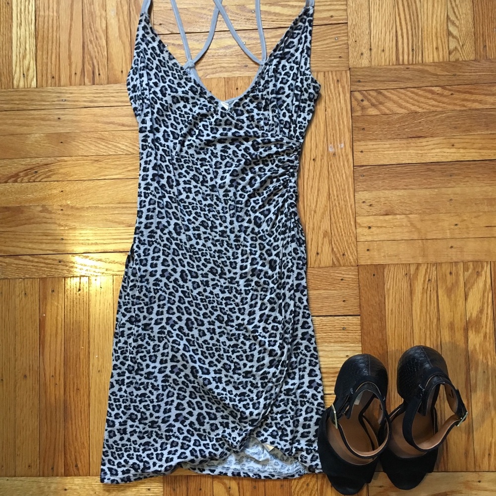 Cheetah Print Cocktail Dress